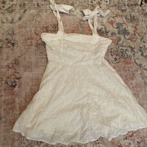 Lulus short white dress